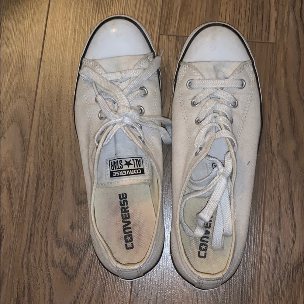 Black and white converse